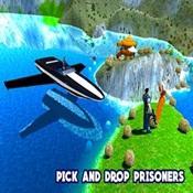 Flying Police Boat Simulator